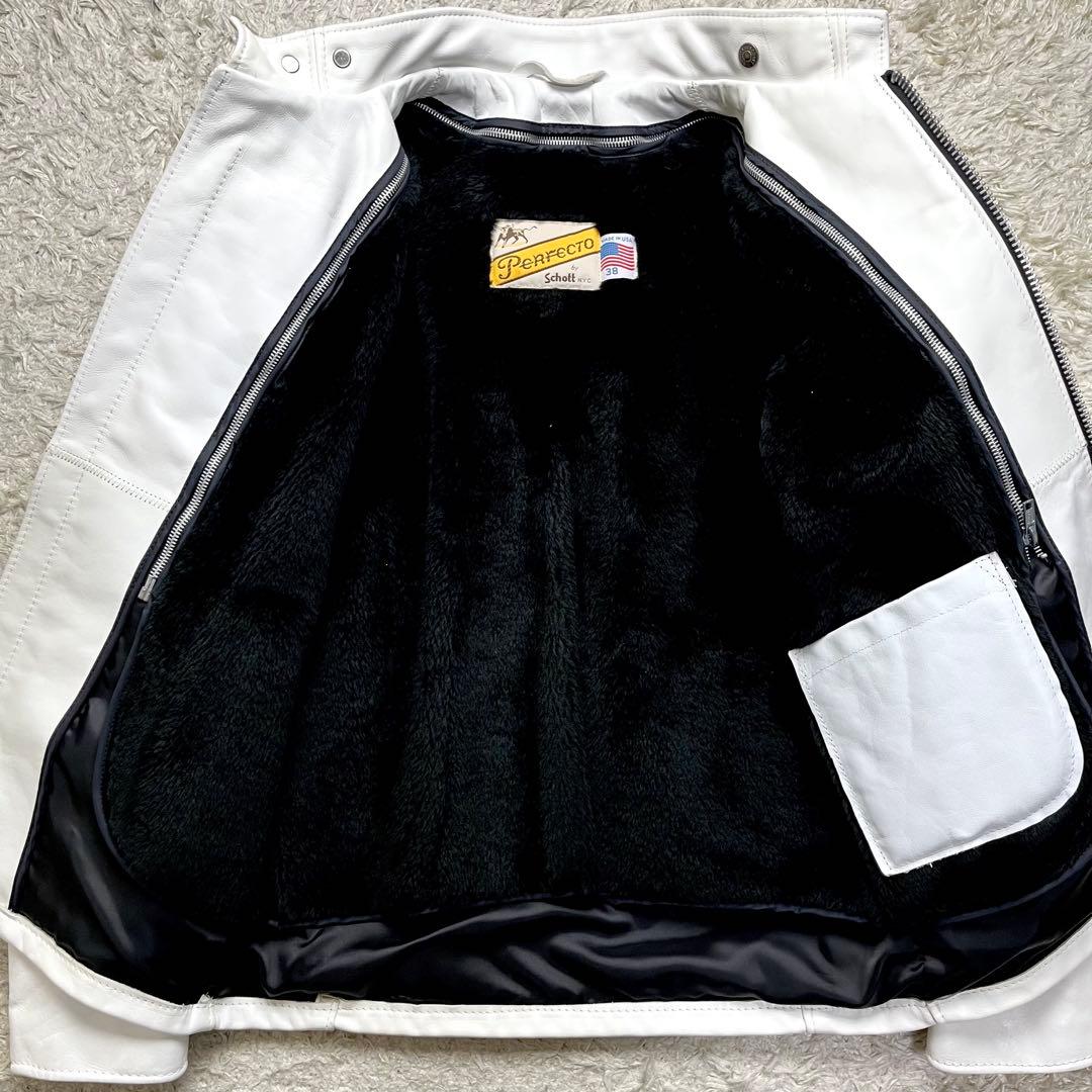 ✨極美品/2way/ライナー付/現行✨ショット シングルライダース 641HS