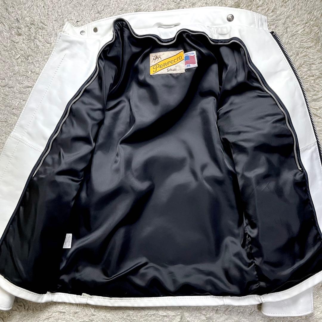 ✨極美品/2way/ライナー付/現行✨ショット シングルライダース 641HS