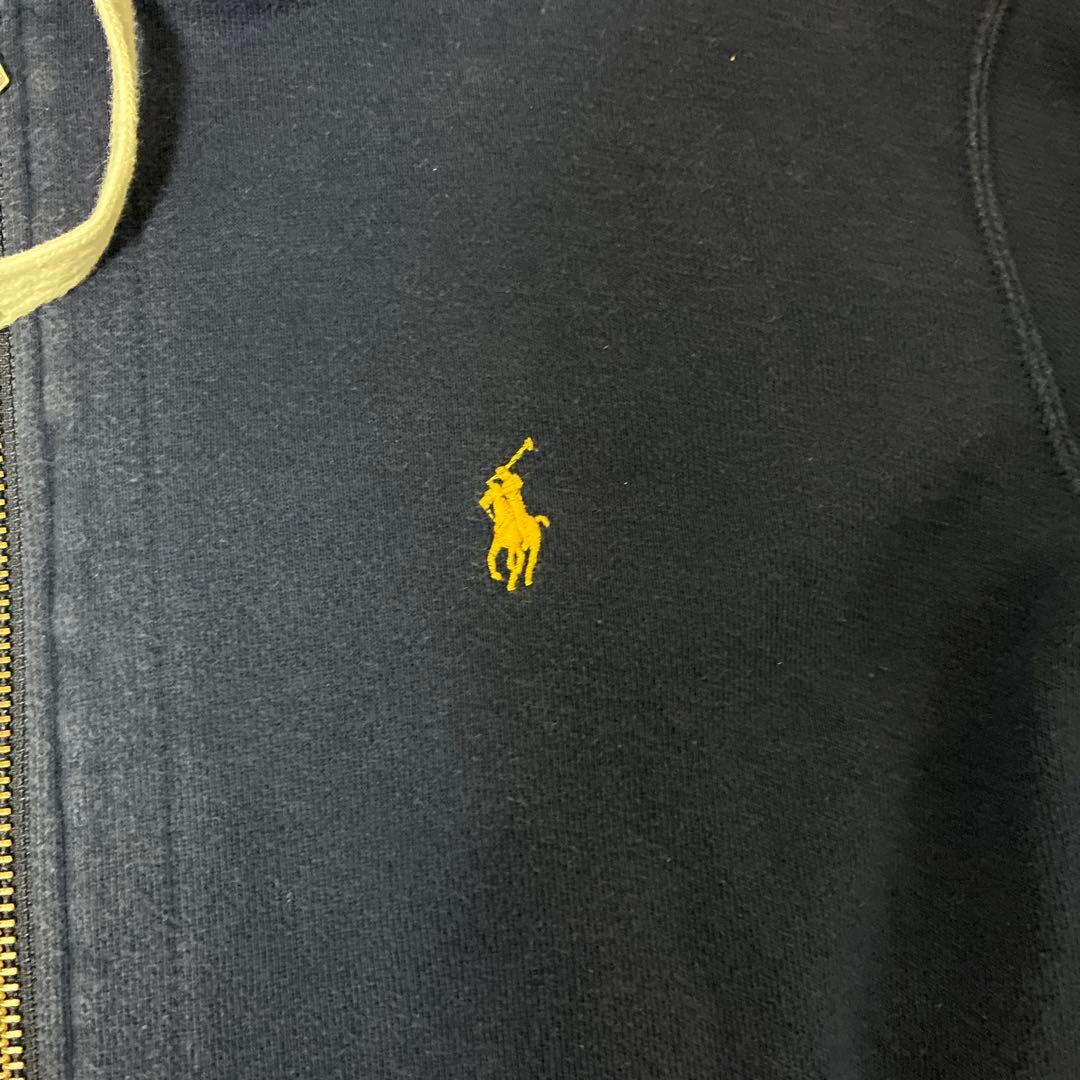 【極美品】90s ラルフローレン ジップパーカー 裏サーマル 肉厚