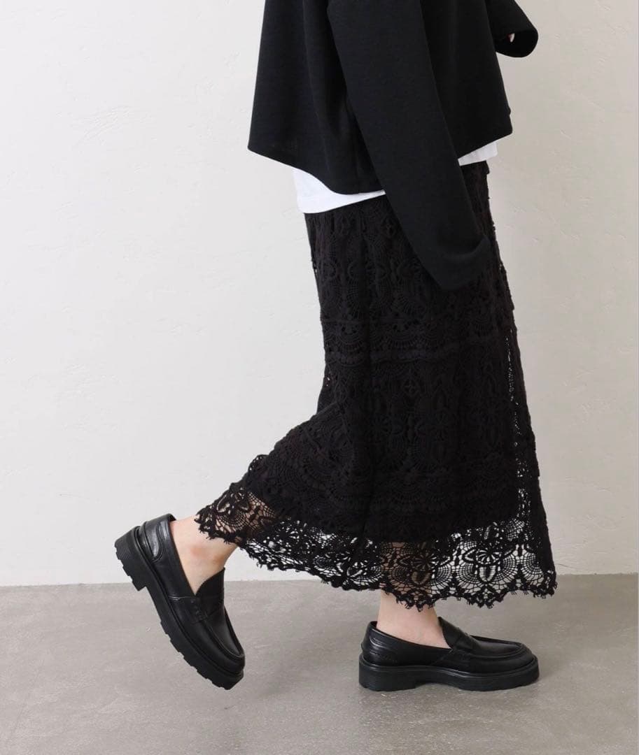 新品タグ付 journal standard luxe レースMIXスカート
