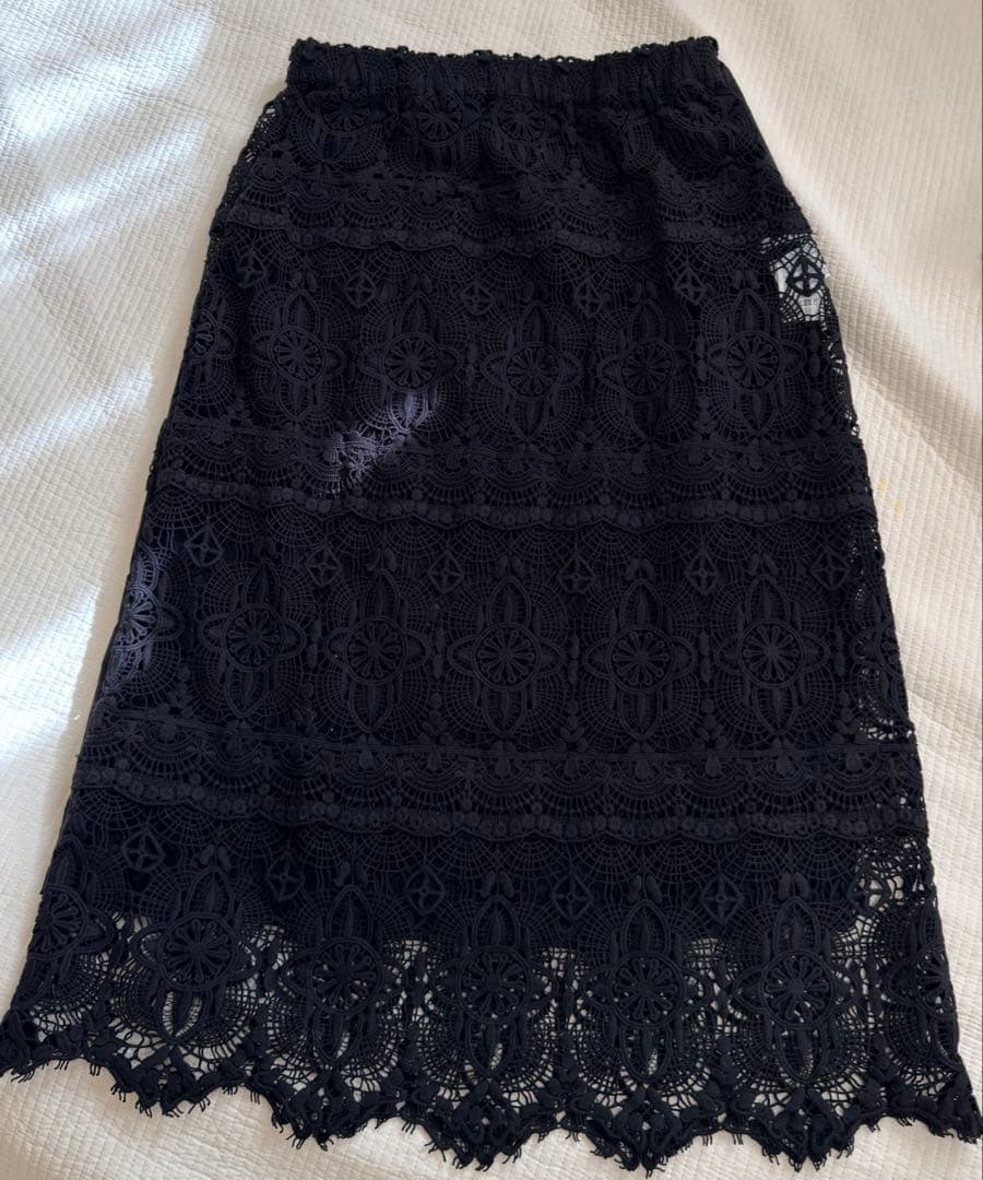 新品タグ付 journal standard luxe レースMIXスカート