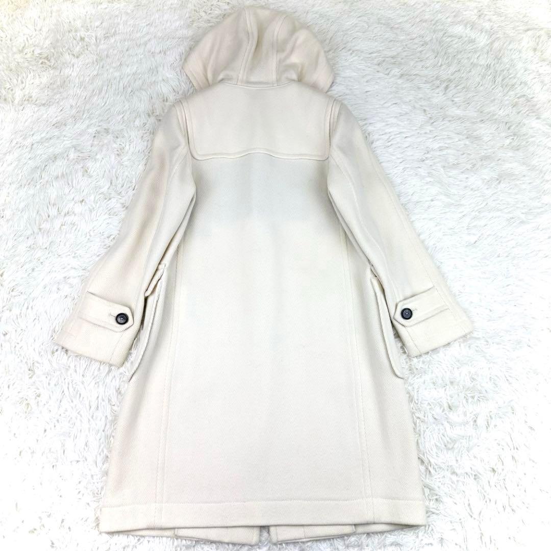 MACKINTOSH　ヘリンボーンダッフルコート　ロング丈　フード付き　チェック