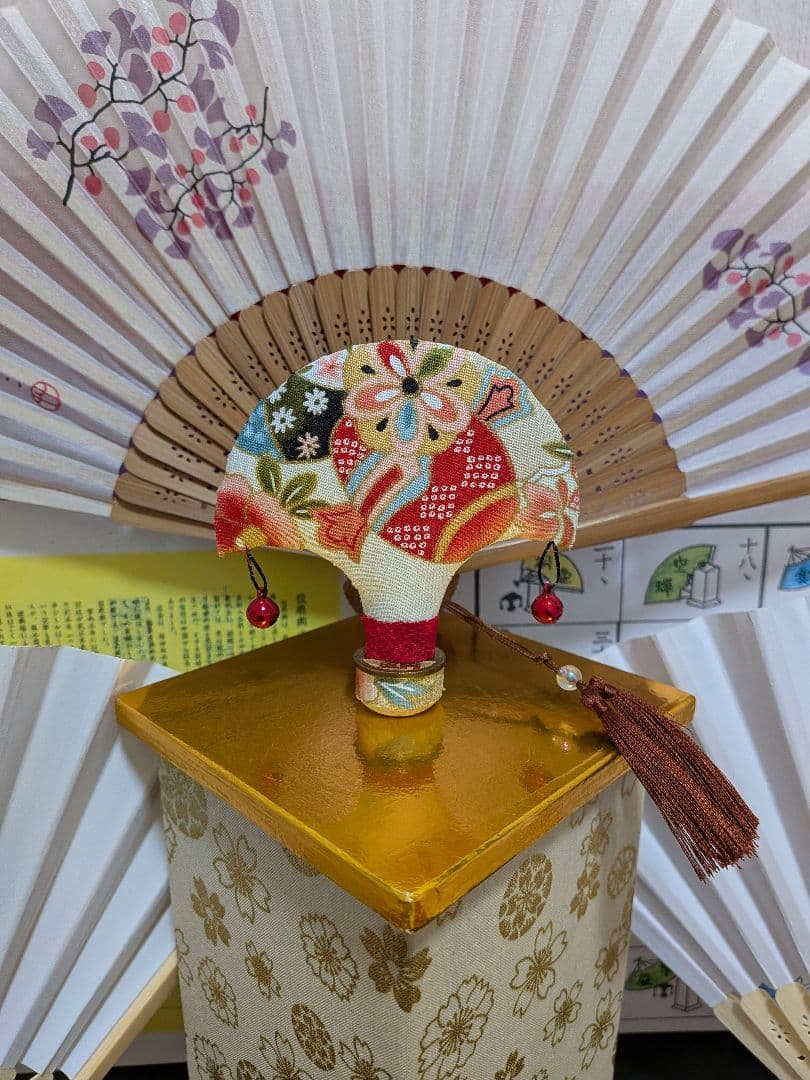 「なんちゃって投扇興」夢二扇子付！無垢桐材使用！新品⑤点セット