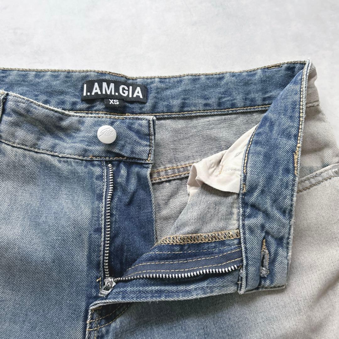 I.AM.GIA アイアムジーア　サイドファスナー デニムパンツ　iamgia