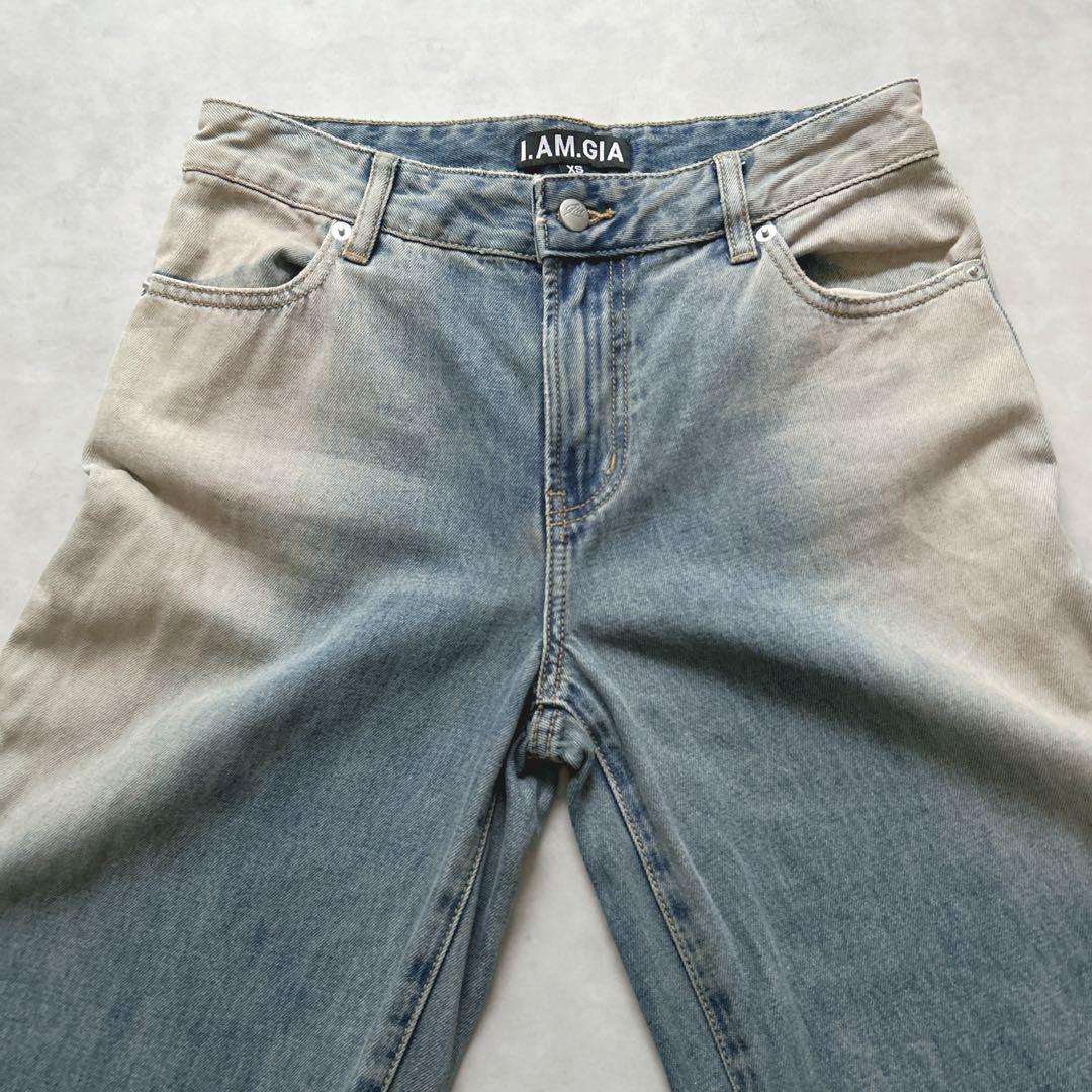 I.AM.GIA アイアムジーア　サイドファスナー デニムパンツ　iamgia