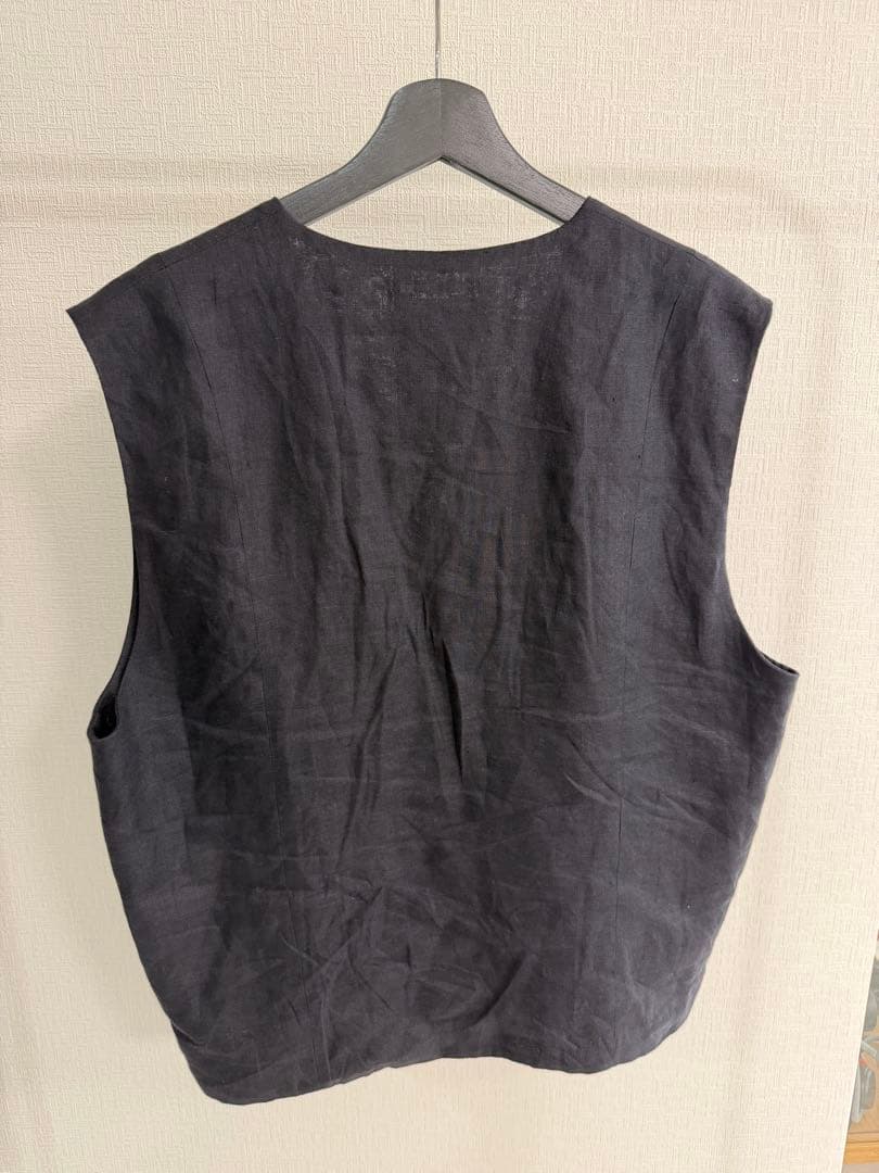 トップス GABRIELA COLL GARMENTS FINE LINEN VEST