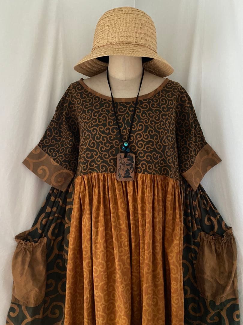 風呂敷みやこ染めワンピース