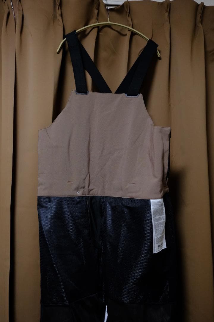 【美品】VOLCOM　ブラウン　ビブパンツ スノーボード用　XLサイズ