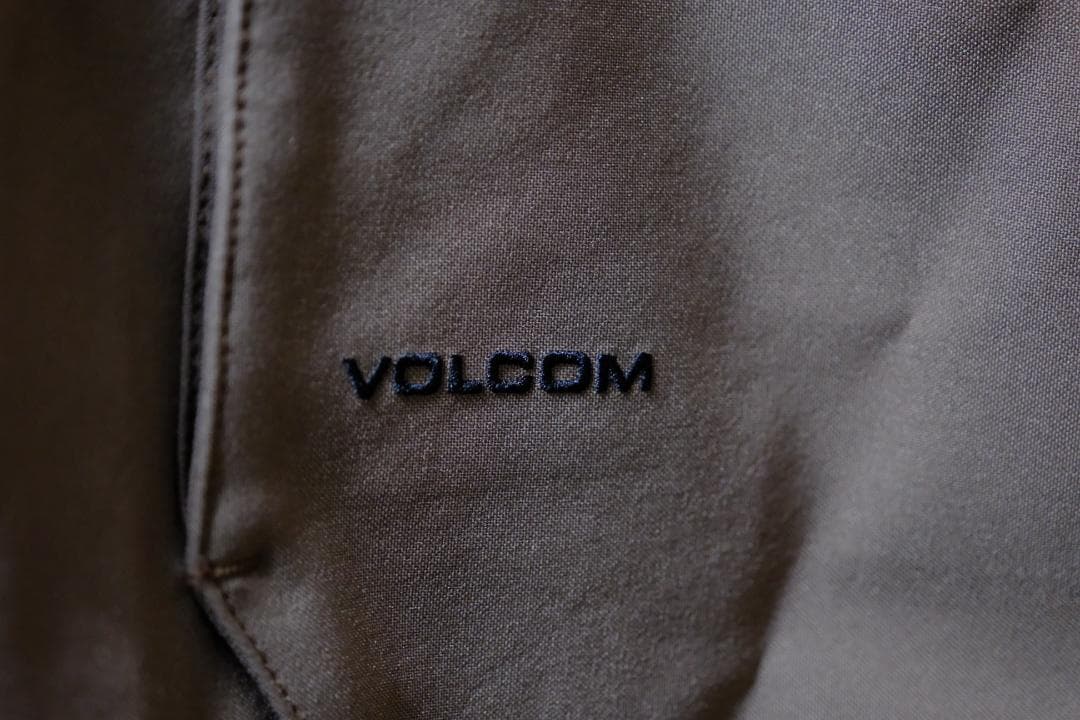 【美品】VOLCOM　ブラウン　ビブパンツ スノーボード用　XLサイズ