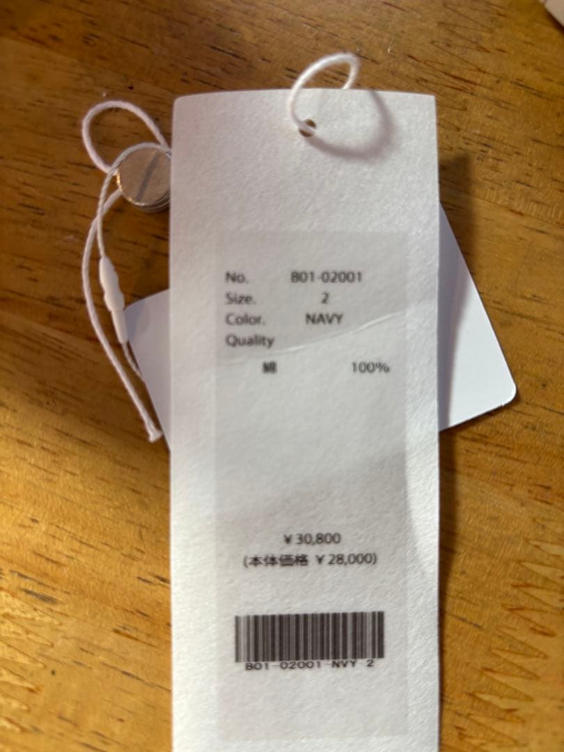 COMOLI コモリシャツ ネイビー 2 25ss