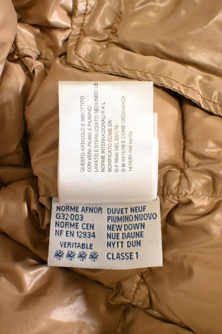 モンクレール ダウンジャケット サイズ1 レディース ベージュ