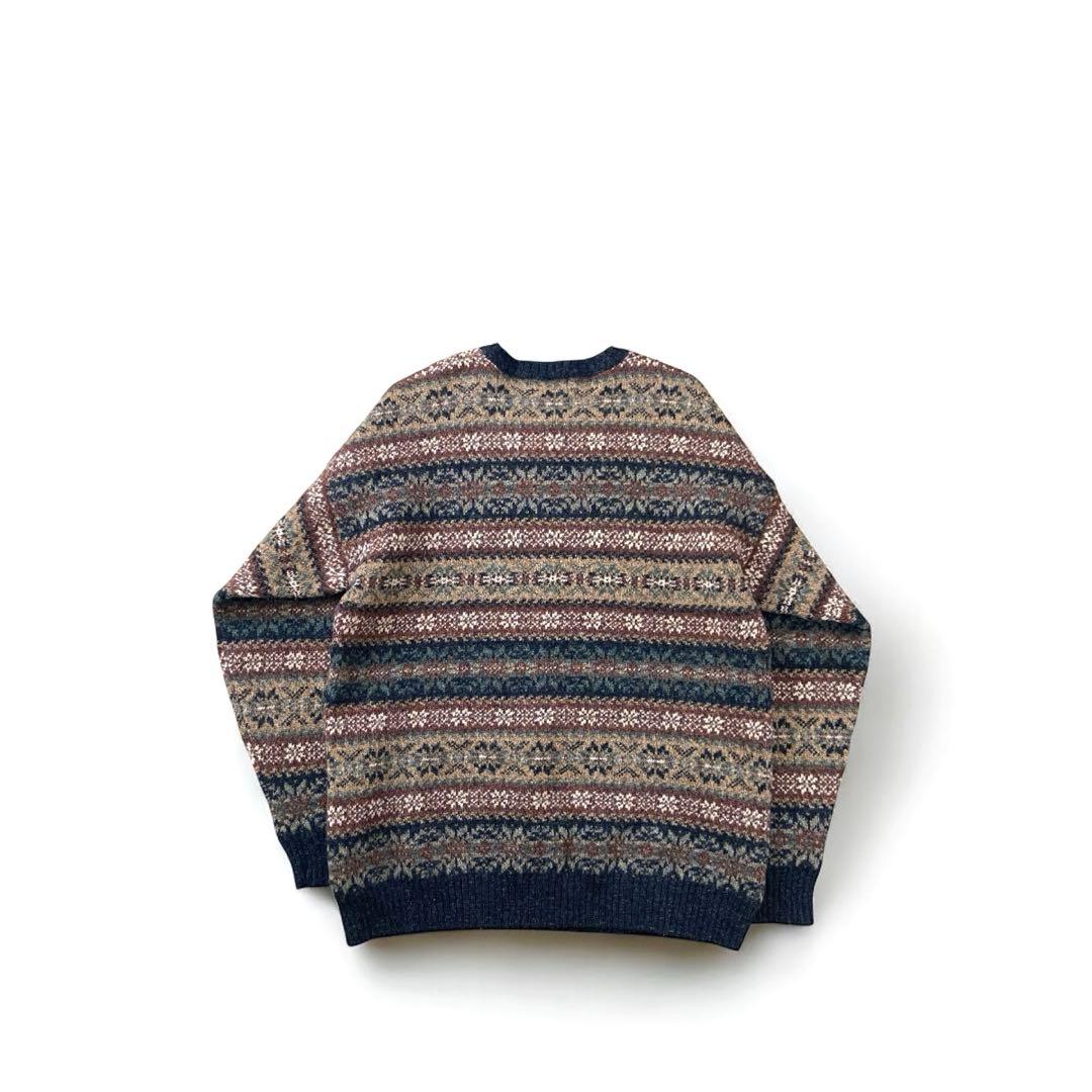 90s L.L.BEAN フェアアイル ウール セーター スコットランド製