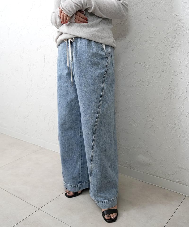 PASSIONE新品✨Curve switching drawst waist