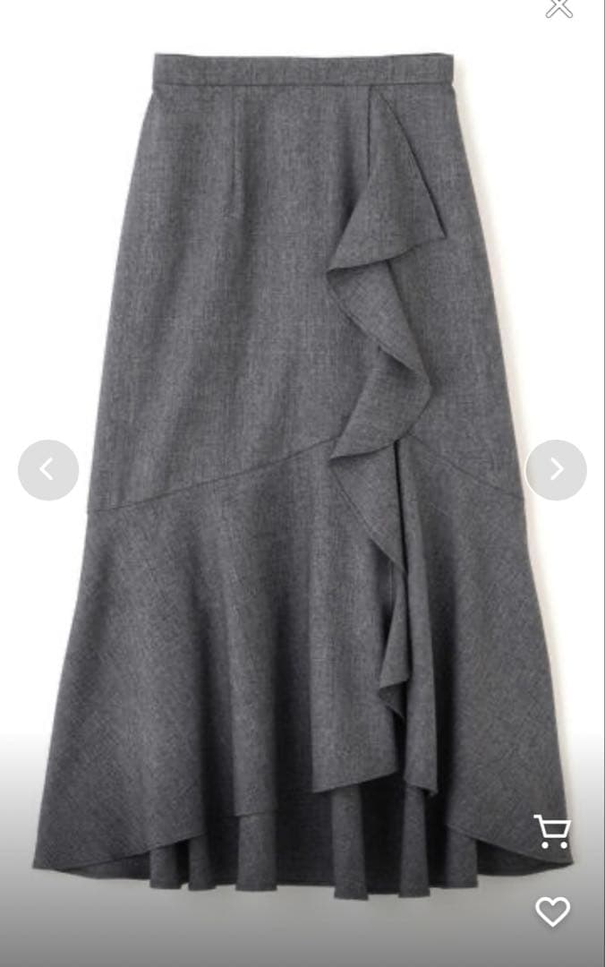 PROPORTION BODY DRESSING ラッフルディティールスカート