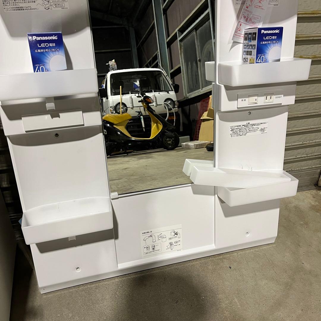 新品購入1ヶ月のみ使用 洗面所 フルセット！キャビネット お湯可