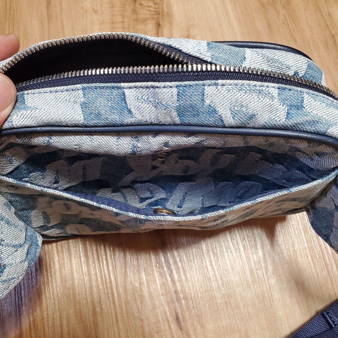 国内正規Supreme デニムウエストバック、ステッカー一枚目付き