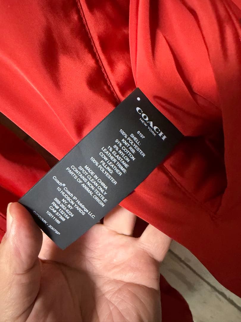 COACH×NARUTOコラボレッド MAー1ジャケット