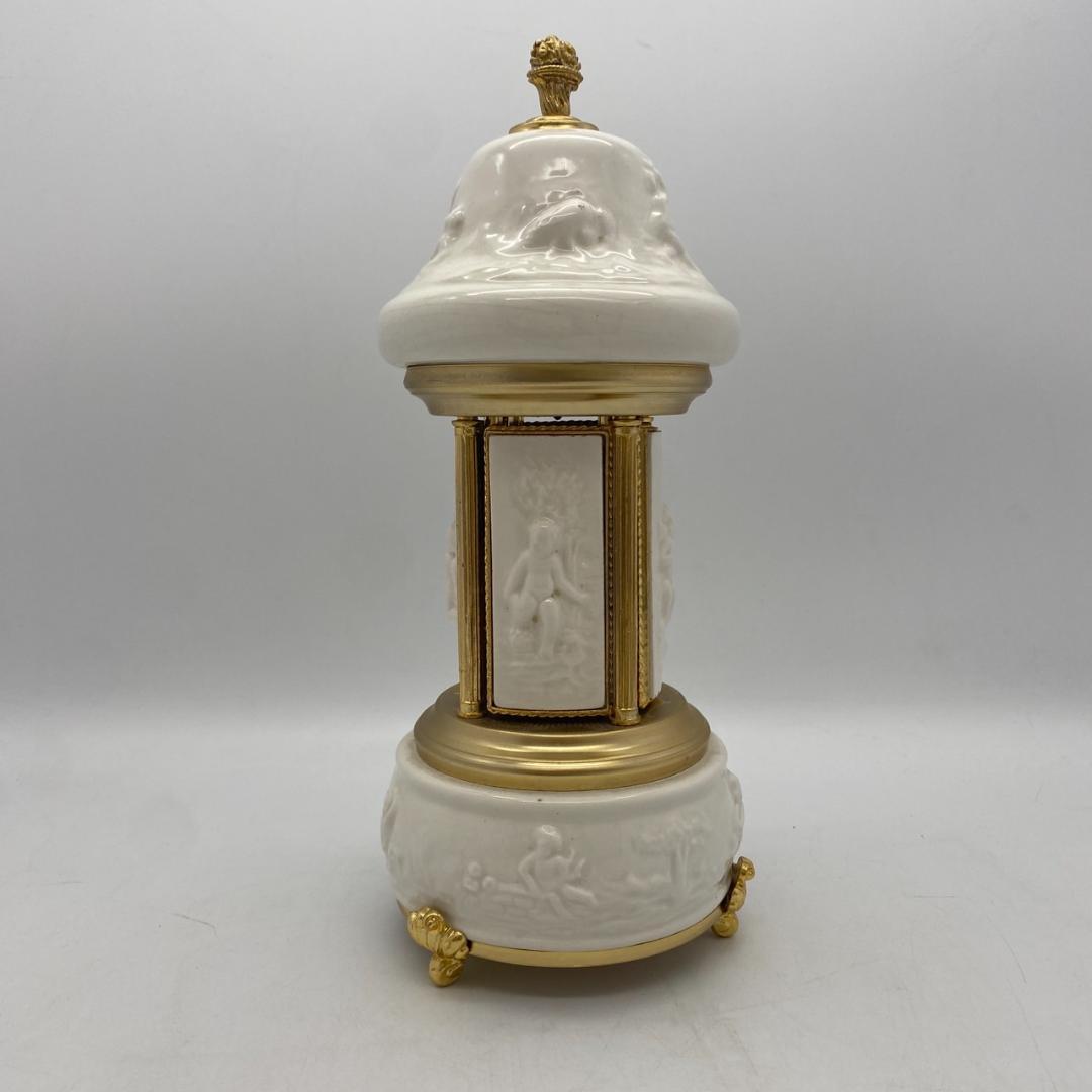 ＃13537 リュージュ オルゴール シガレット 葉巻入れ　オルゴール不動