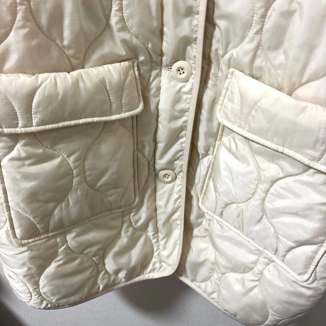 レイビームス　キルティング　2点セットノーカラーブルゾン　コート