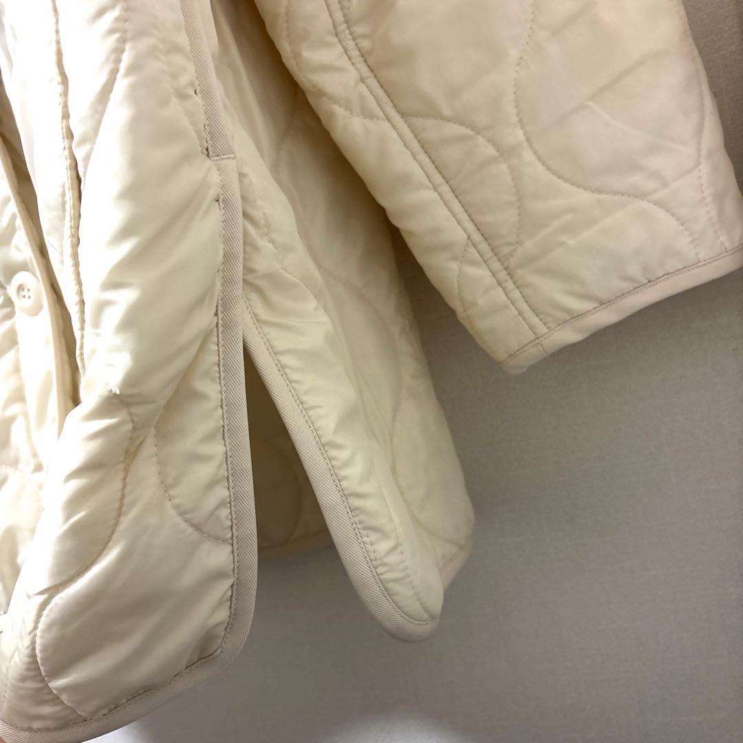 レイビームス　キルティング　2点セットノーカラーブルゾン　コート