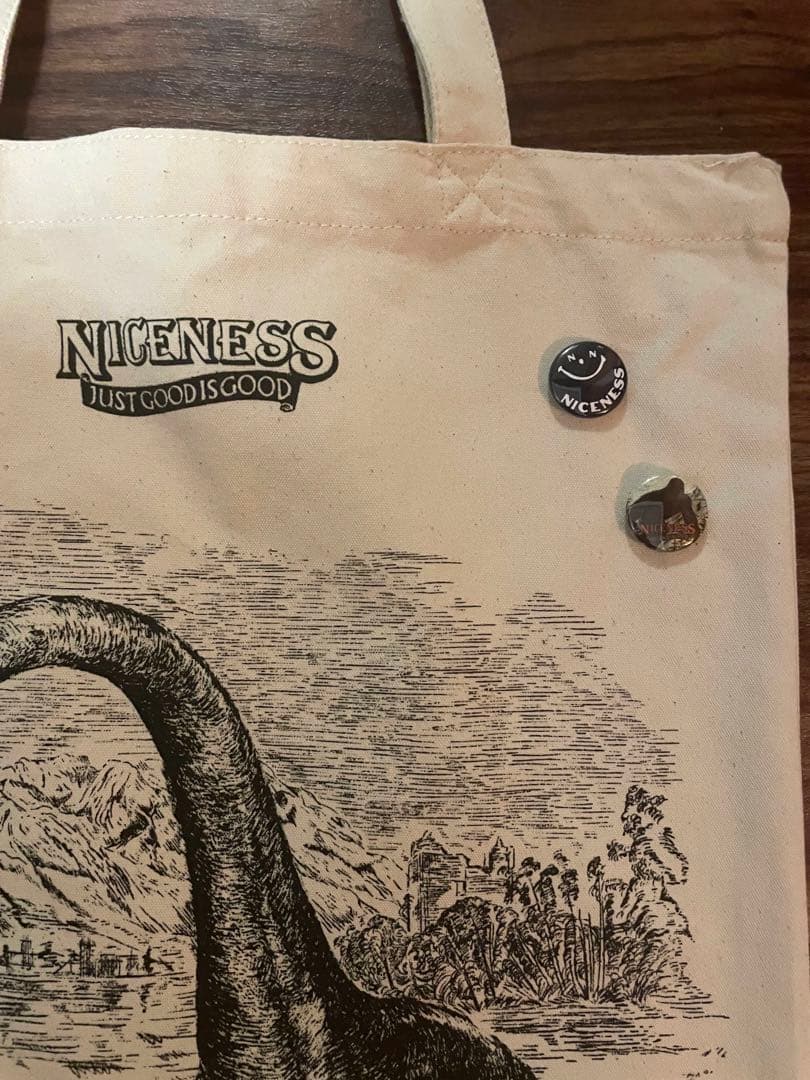 NICENESS BARNETT / バーネット プリント トートバック