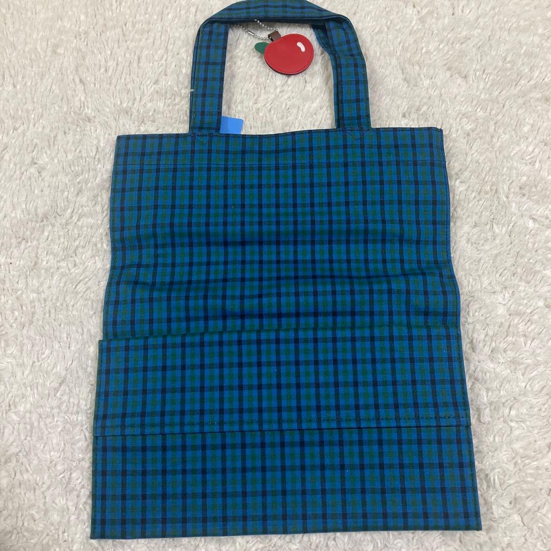 ファミリア チェック柄トートバッグ　新品