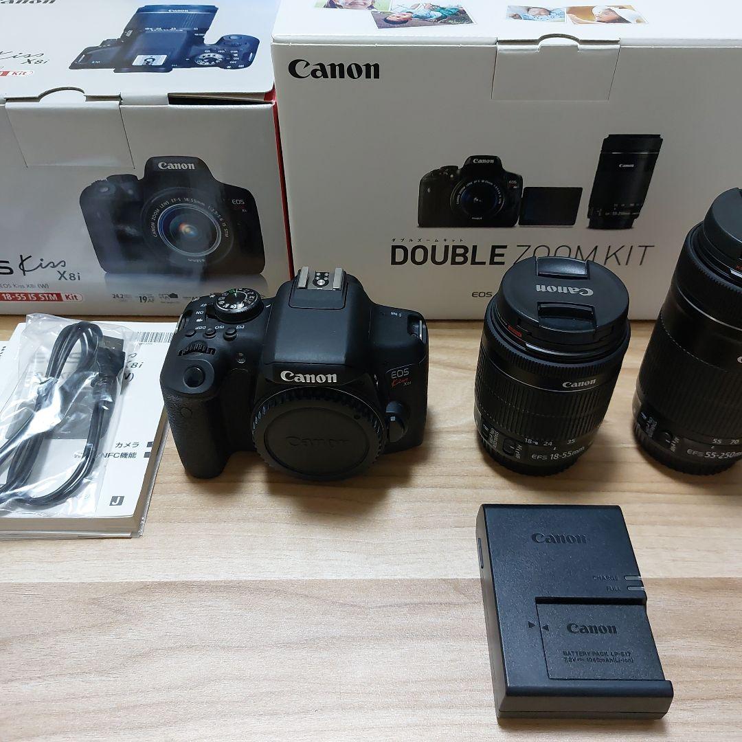 【ズーさん専用】 Canon EOS Kiss X8i ダブルズームキット