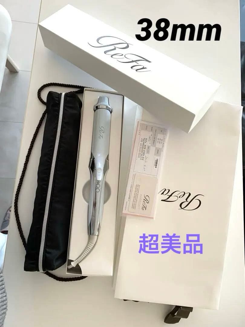 ReFa カールヘアアイロン ホワイト 38mm RE-AV-02A