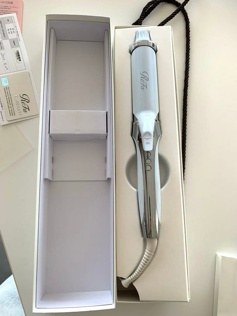 ReFa カールヘアアイロン ホワイト 38mm RE-AV-02A