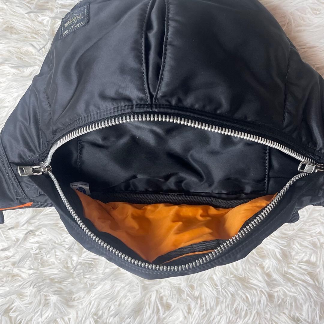 未使用級 PORTER ポーター 現行 タンカー ウエストバッグ L ブラック