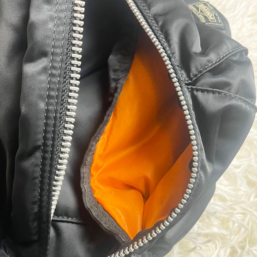 未使用級 PORTER ポーター 現行 タンカー ウエストバッグ L ブラック