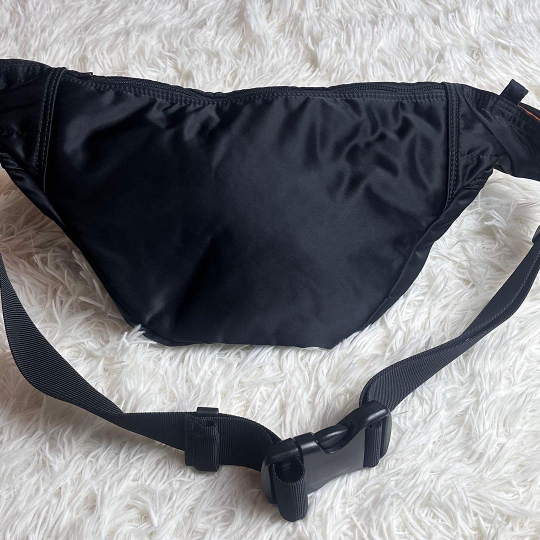 未使用級 PORTER ポーター 現行 タンカー ウエストバッグ L ブラック