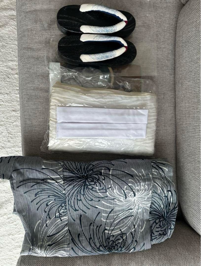 ゆかた館グレース 5点セット　ネイビー