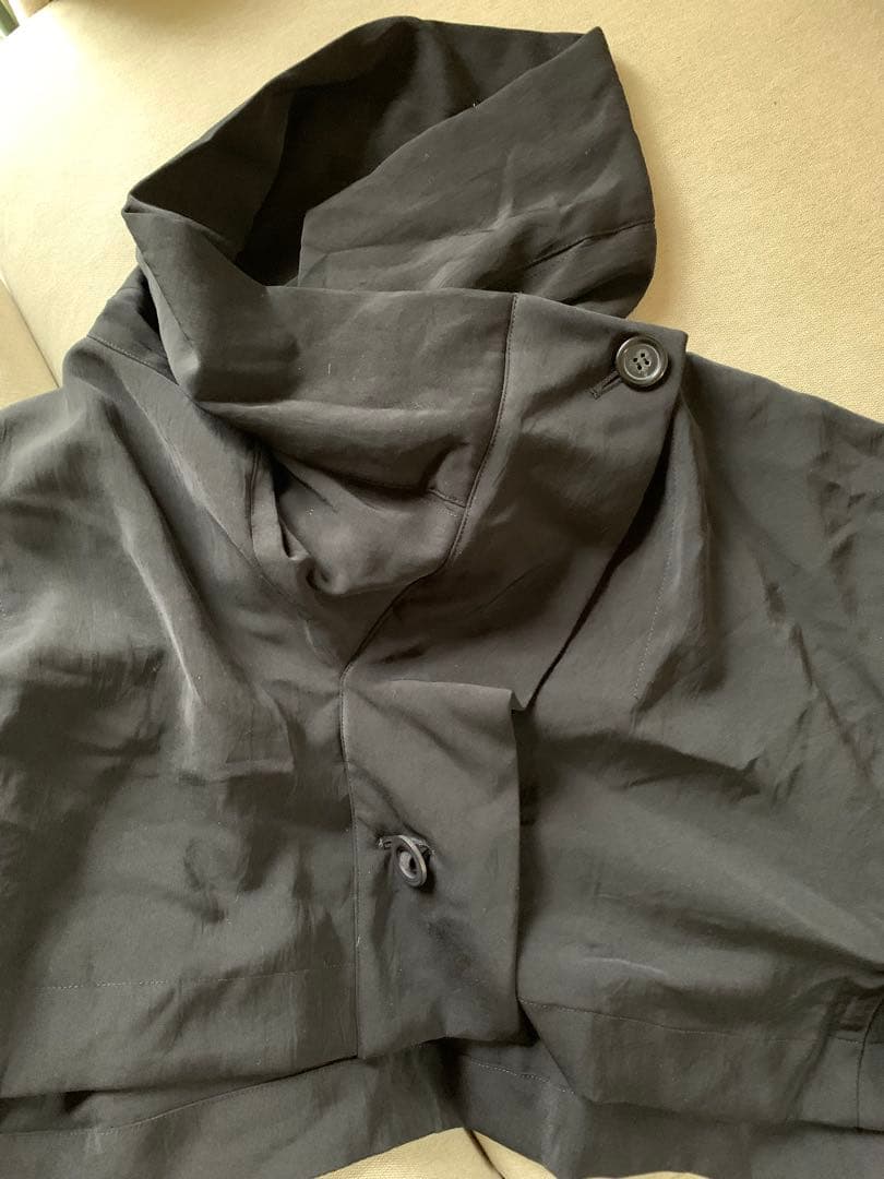 未使用　萌 MOYURU ショート丈　ジャケット　オーバーサイズ　ブラック