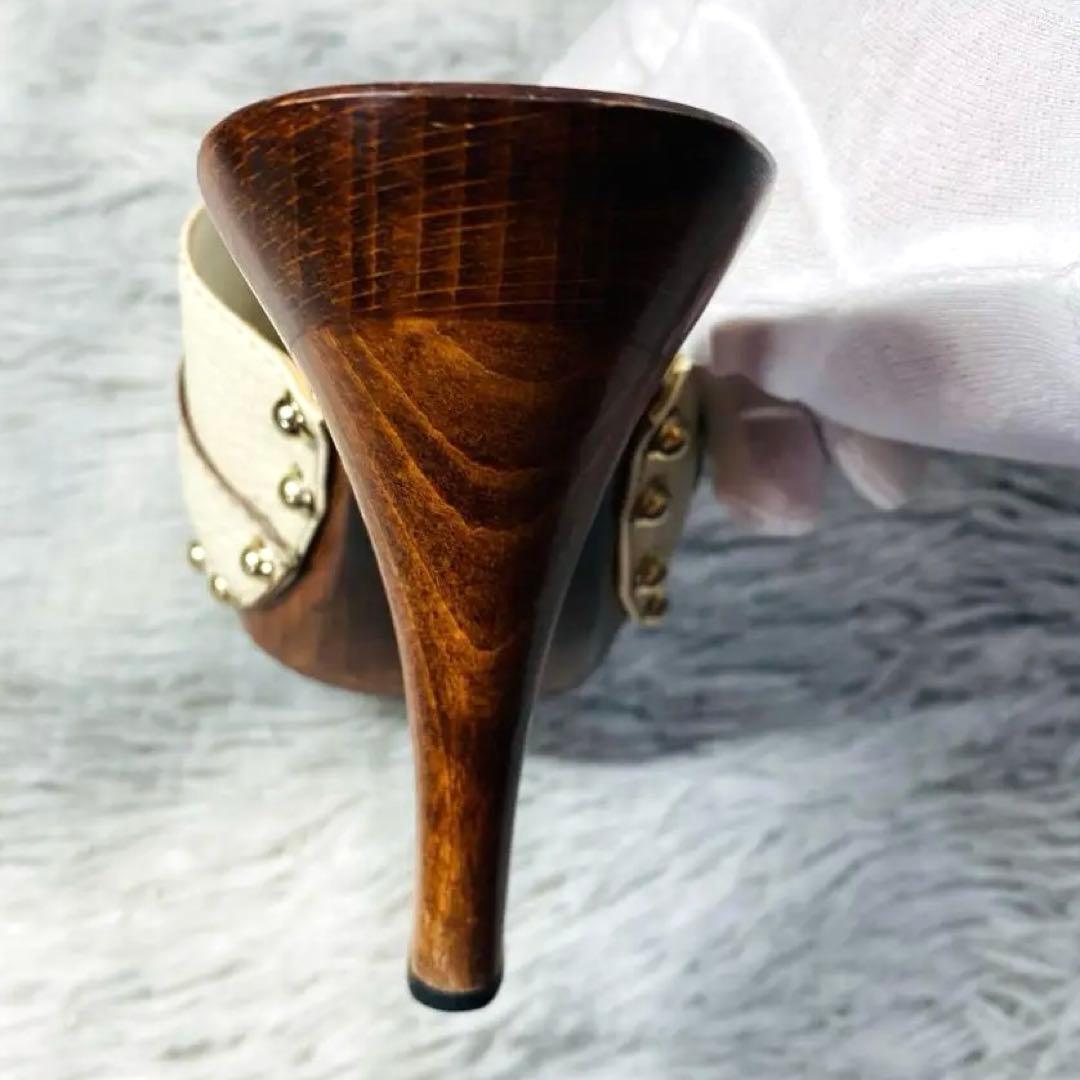 グッチ ミュール サンダル ホースビット スタッズ サイズ35