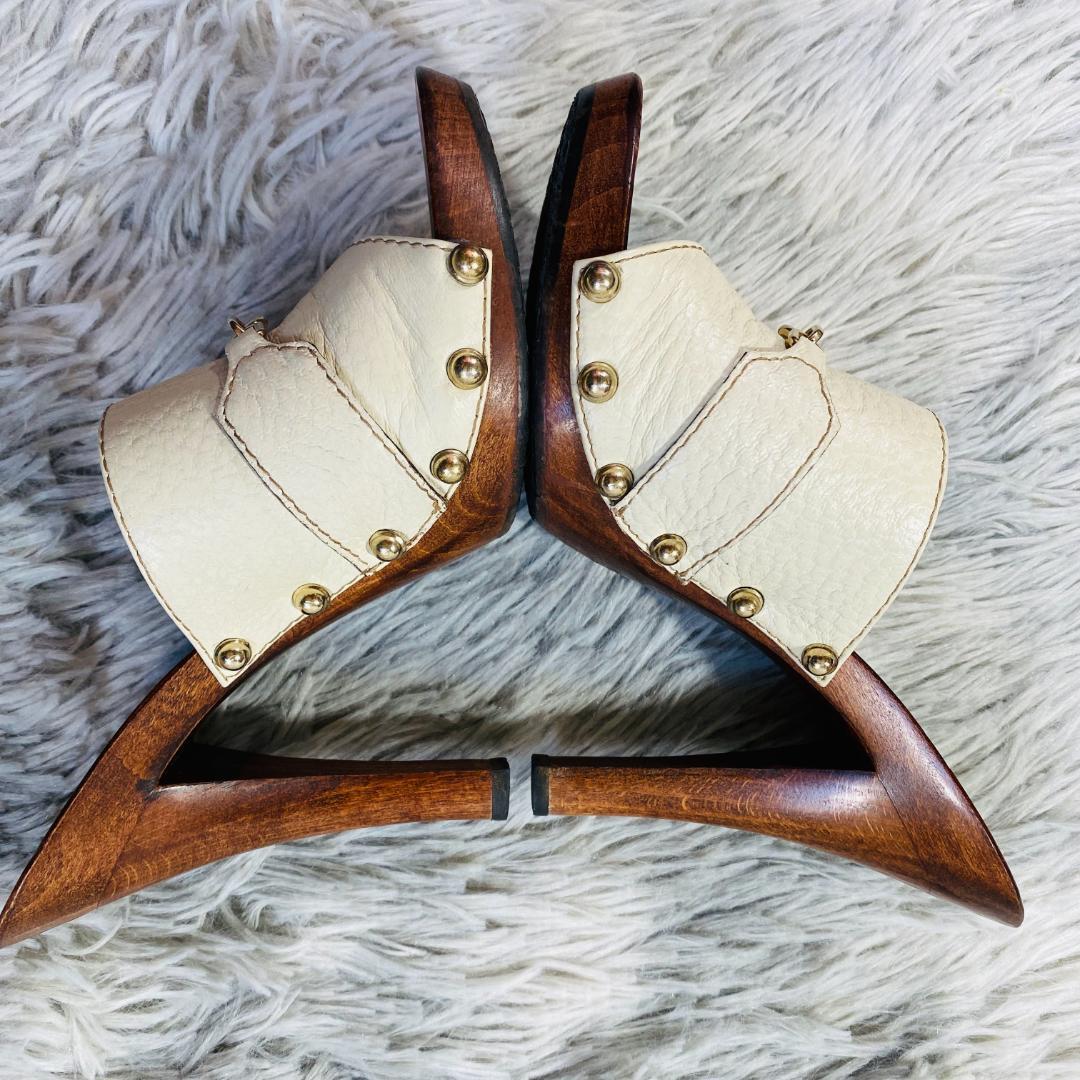 グッチ ミュール サンダル ホースビット スタッズ サイズ35