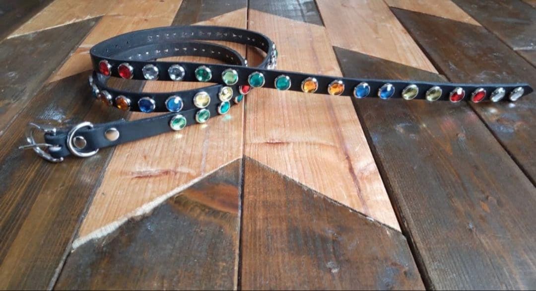 NAG CHAMPA　フルレインボーナローベルト1.5cm幅