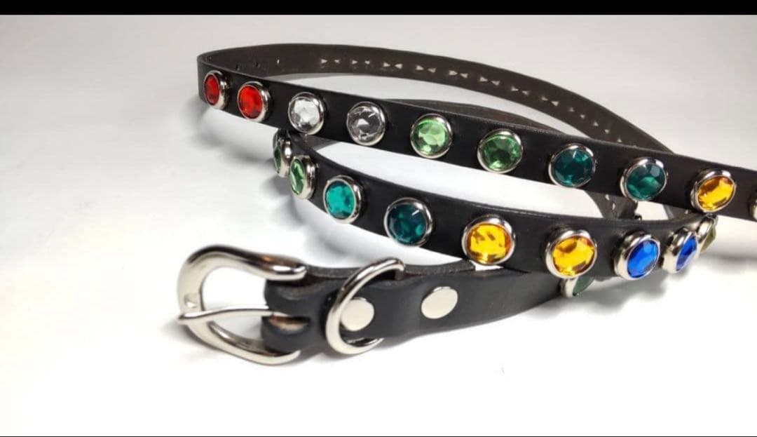 NAG CHAMPA　フルレインボーナローベルト1.5cm幅