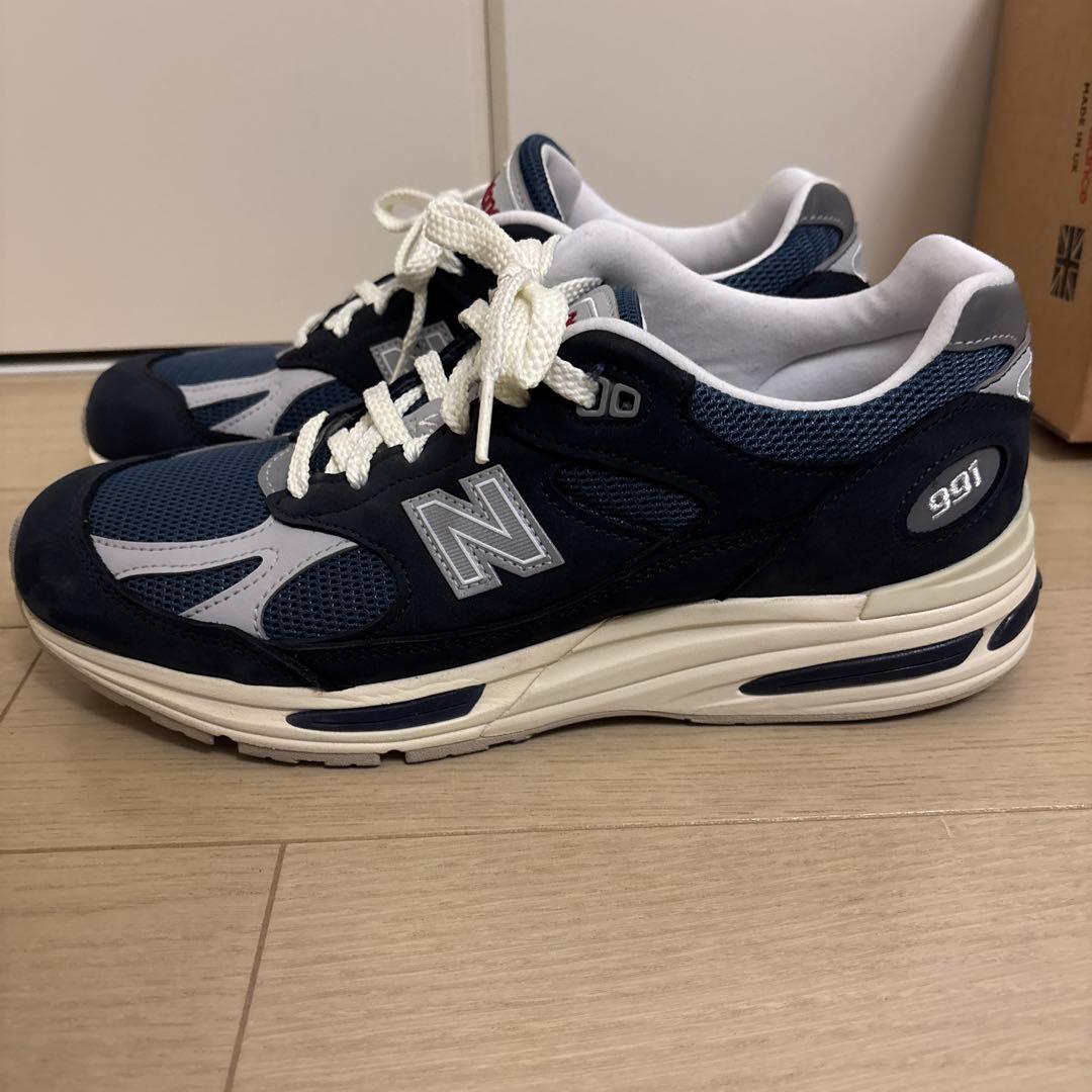 【極美品】New Balance U991VN2 26.5cm ネイビー UK製