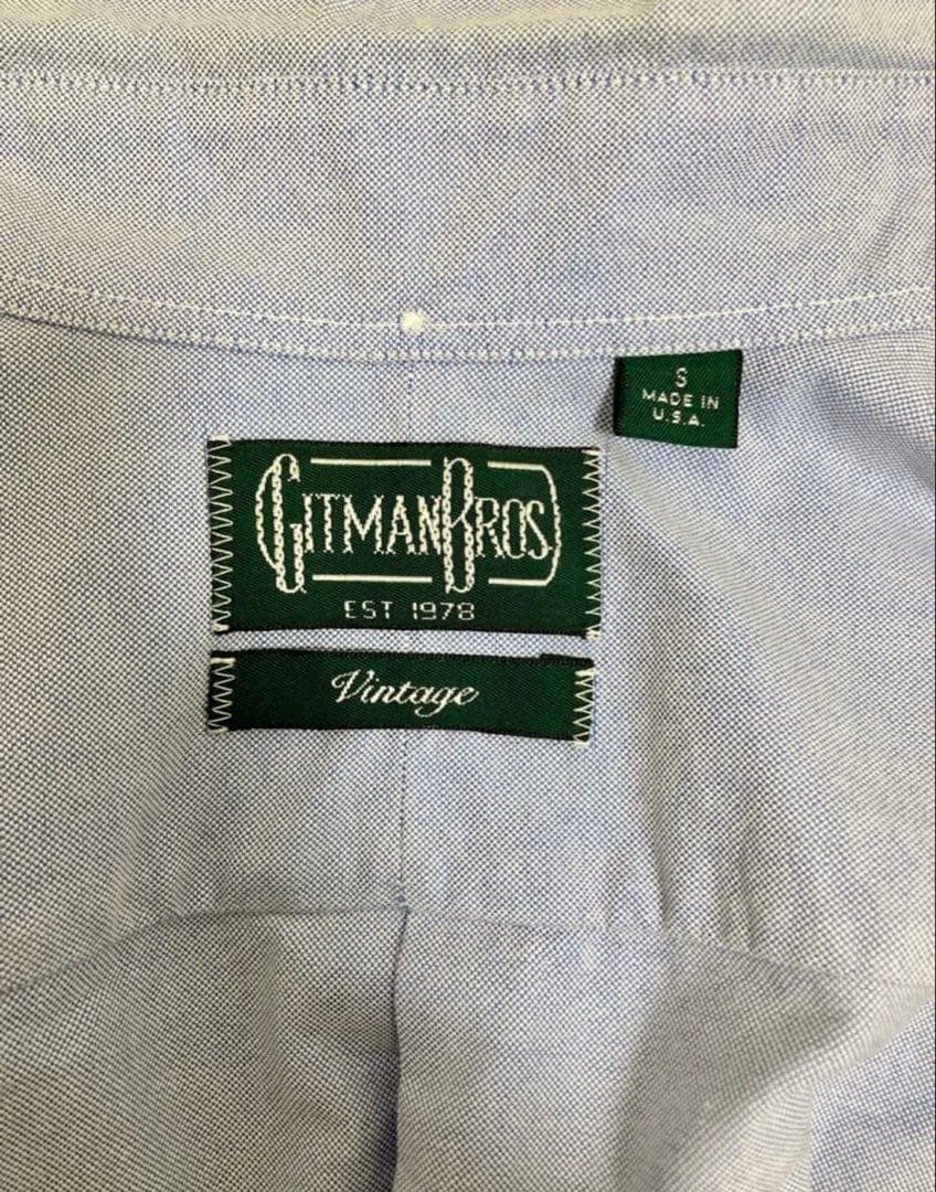美品　USA製　ギットマンヴィンテージ オックスフォードボタンダウンシャツ