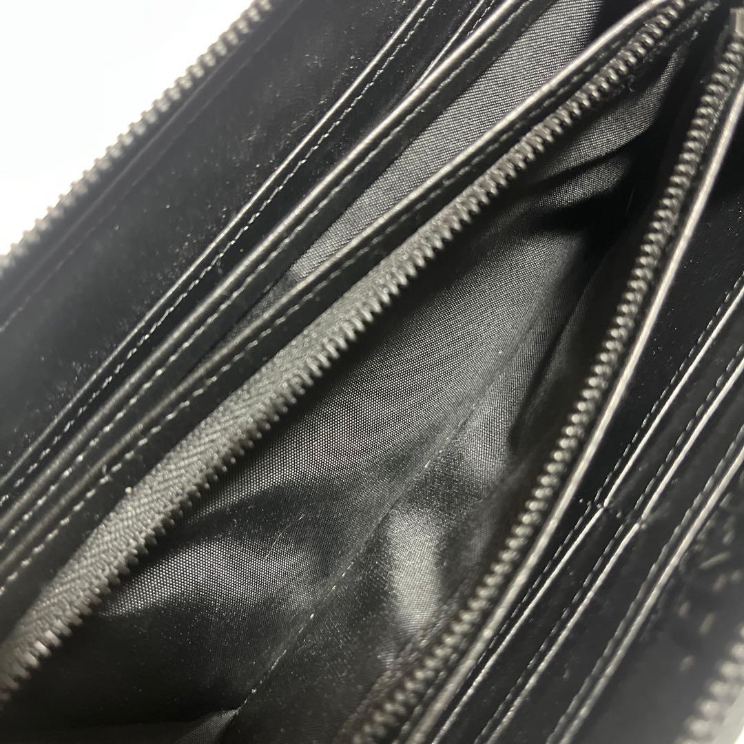 ディーゼル DIESEL 長財布 ラウンドファスナー ブラック