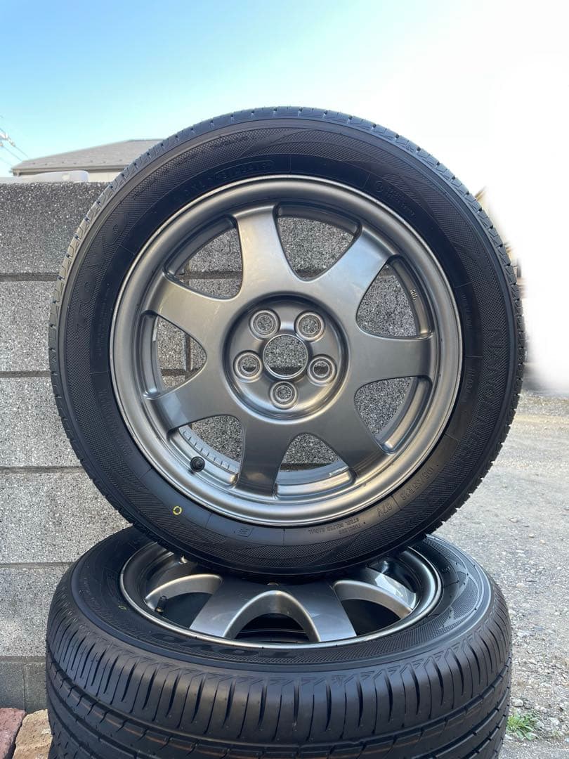 バリ溝イボライン付!TOYOTAプリウス20系純正7スポーク16×6JJ45
