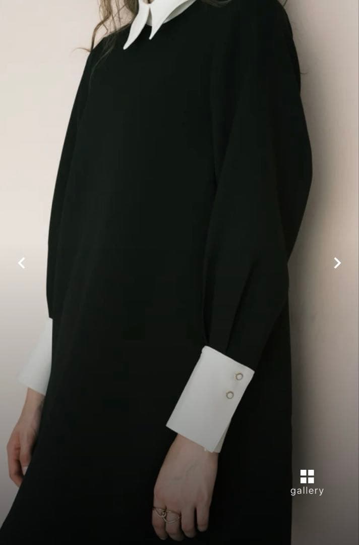 foufou フーフー バイカラー ミニドレス　ワンピース