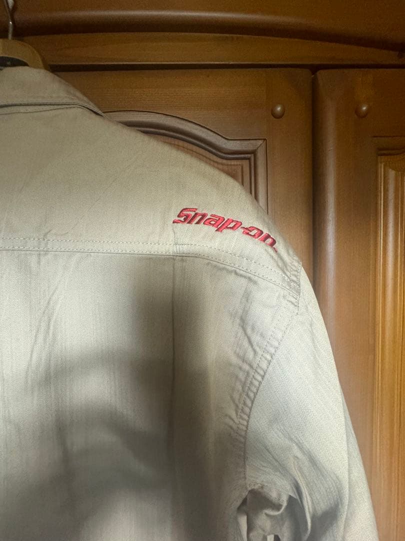 Snap-on ベージュ つなぎ 4L スナップオン　未使用品　新品　長袖