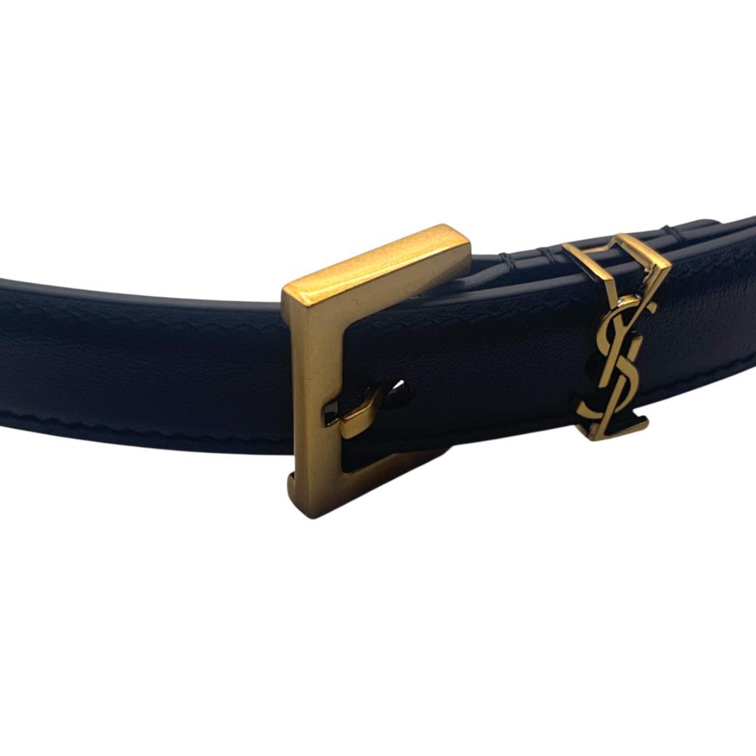 美品★YSL イヴサンローラン　細いベルト81-91cm