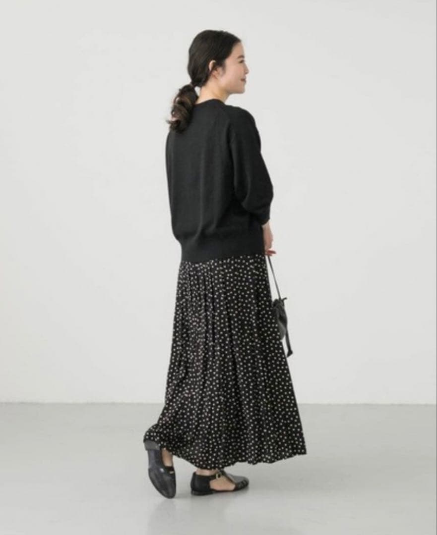 かぐれ　kagure　ギャザードットスカート