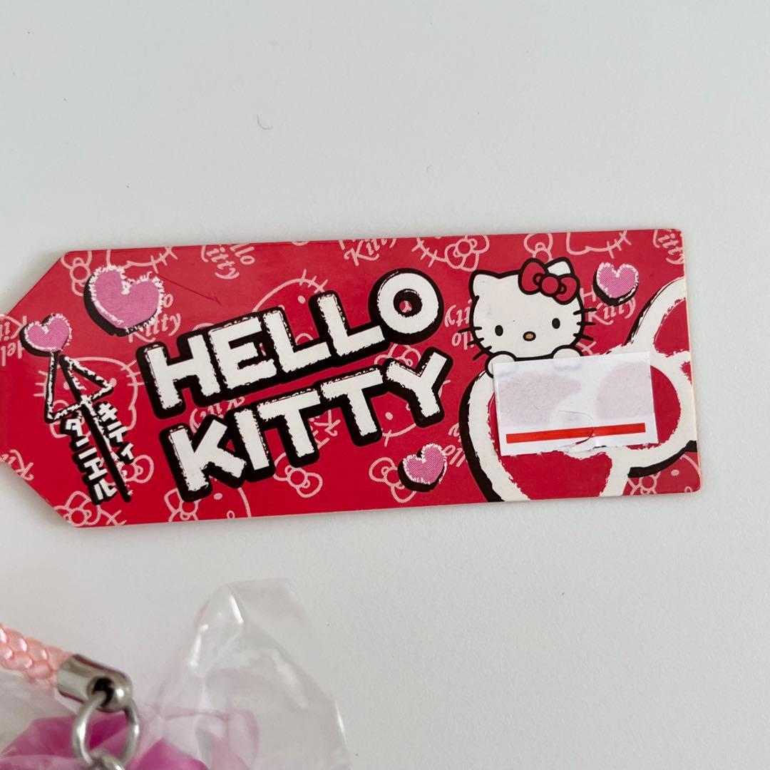 【レア】ハローキティ　根付　ストラップ　キティ　ダニエル　相合傘　ラブペア