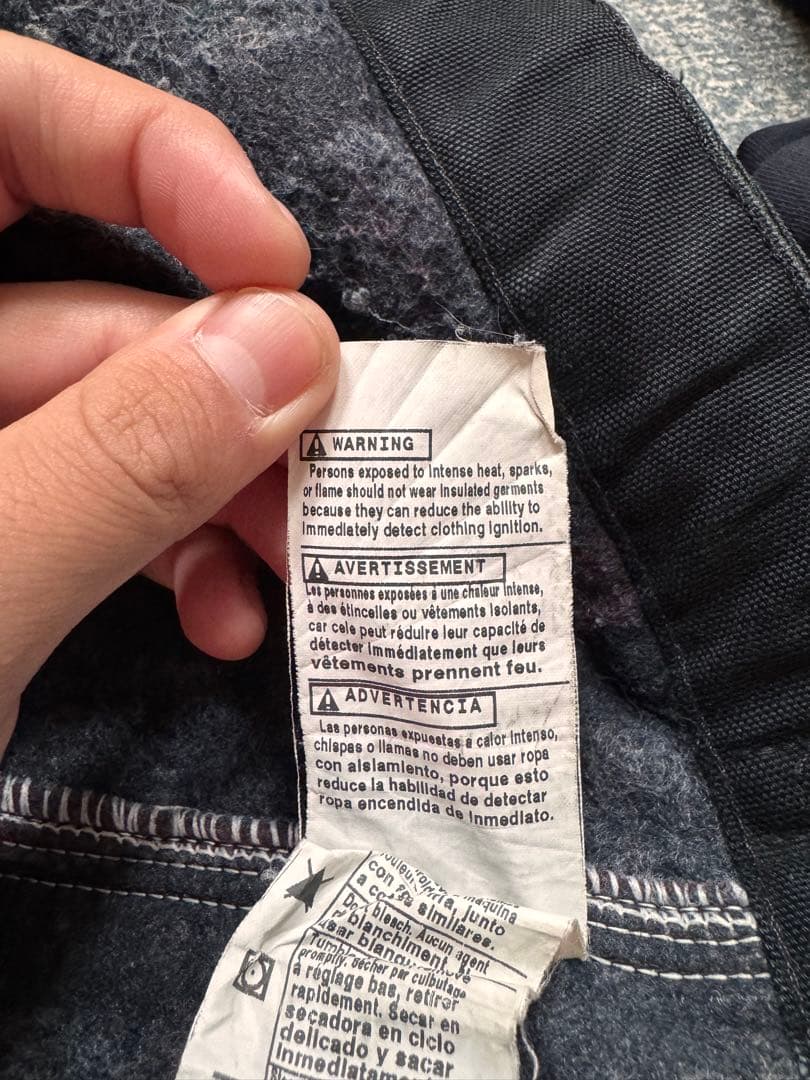 Carhartt ブラック ジップアップジャケットX Lサイズ