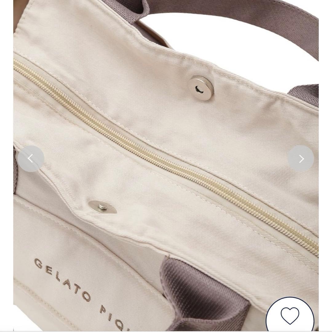 新品 ジェラピケ ショルダーバッグ マザーズバッグ ベージュ