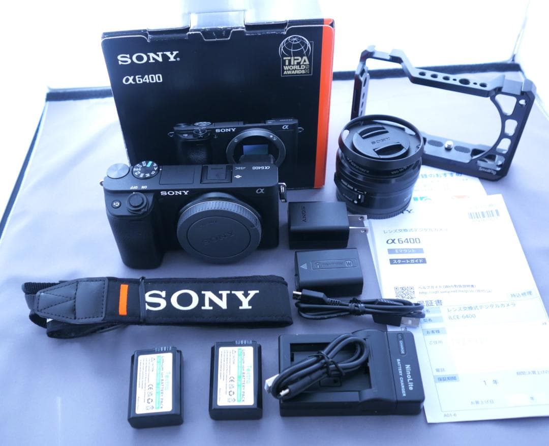 SONY α6400＋標準ズームレンズセット極上美品＋付属備品多数